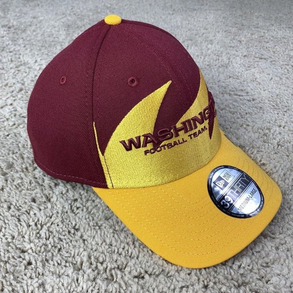 Washington Football Team New Era Hat Sharktooth 39Thirty Surge Flex Fit M/L -NWT - Picture 2 of 7